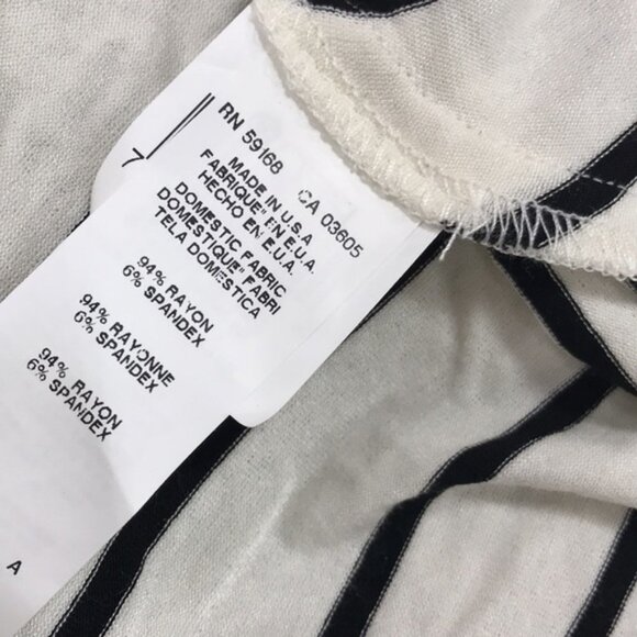 KAREN KANE STRIPE TIE-FRONT TOP - Picture 6 of 6